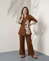 K 1236 By Naisha Mul Chanderi Hand Embroidery Co Ord Set